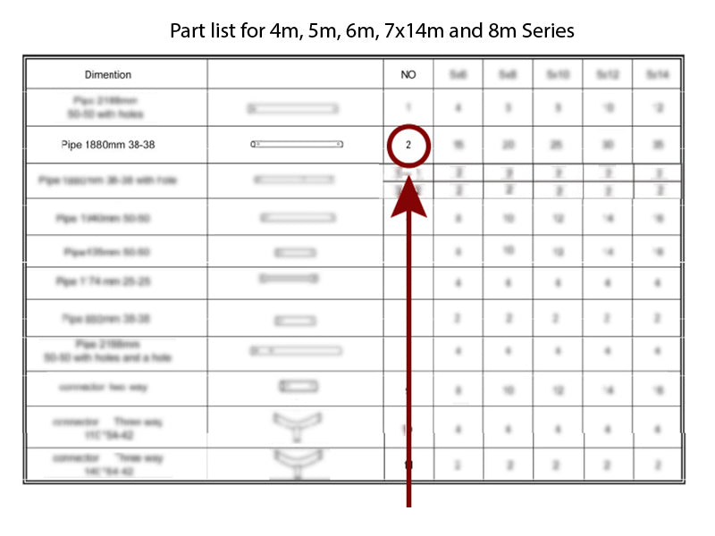 Rura dachowa,  Ø38x1880mm