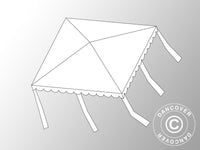 Poszycie dachowe do namiotów Pagoda Exclusive 5x5m, PVC, Białe