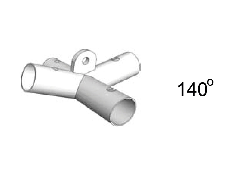 łącznik 4-stronny, Ø42mm, 140°