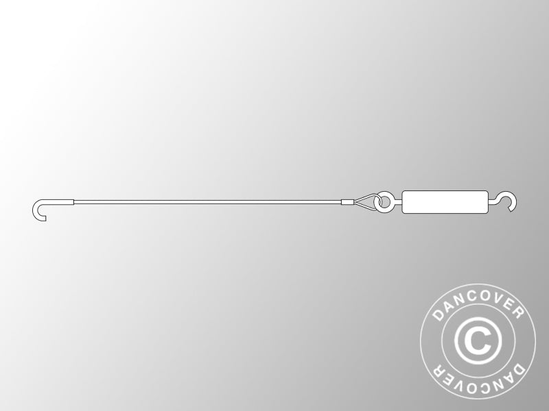 Zestaw drutów z hakiem,  Ø3x9870mm