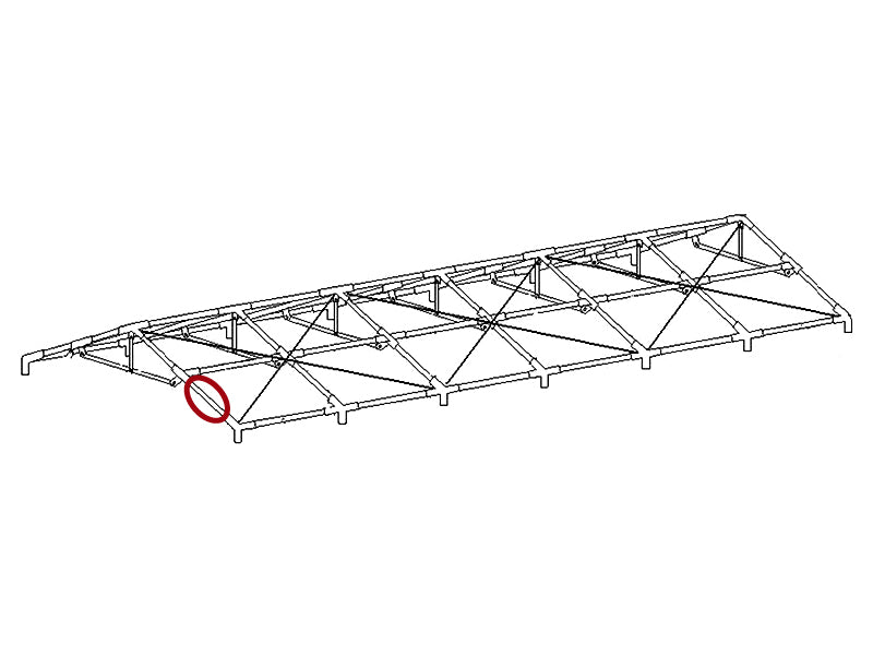 Rura dachowa, Ø50mm, 1950mm