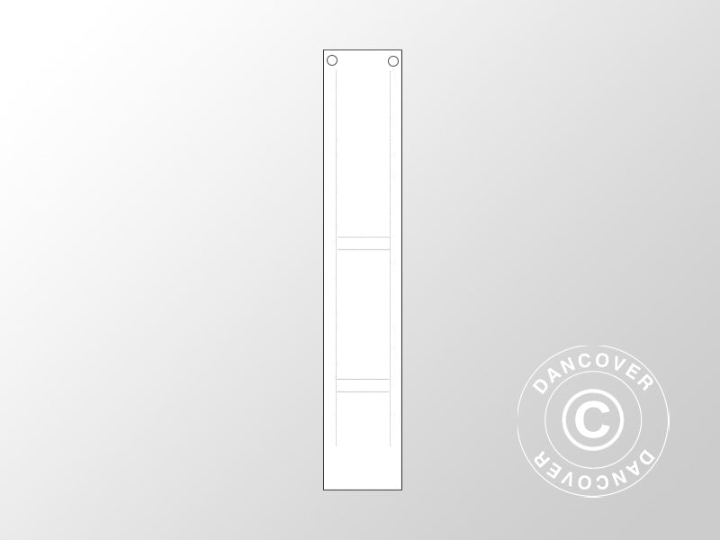 Poszycie na nogi 2,6m do namiotów imprezowych Semi Pro Plus CombiTents® 8x12m i 8x16m, Białe