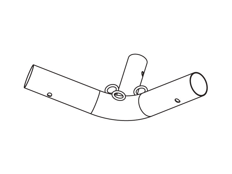 3-stronny łącznik z 3 pierścieniami, Ø42-54mm