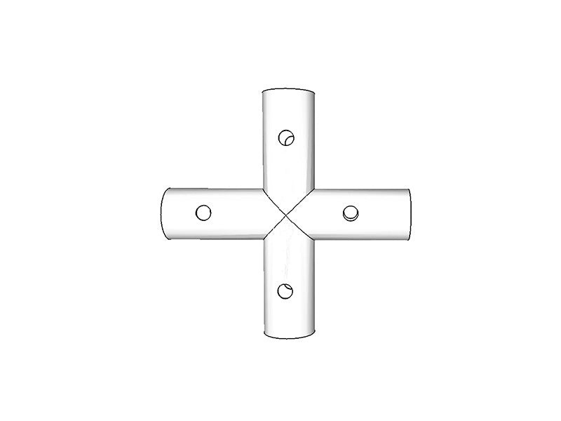 4-stronny łącznik, Ø42-54mm