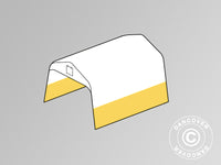 Poszycie do namiotu magazynowego/roboczego PRO, 3,6x4,8m, PCV, Białe/żółte