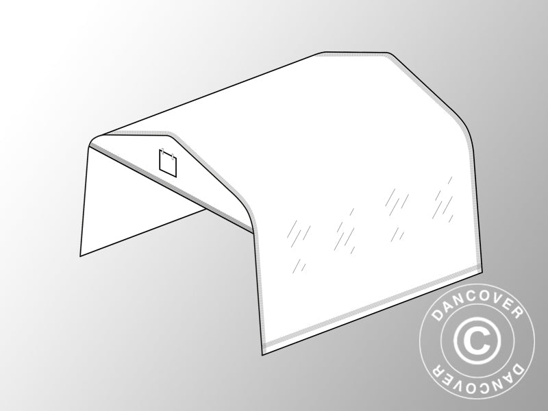 Poszycie do Tunel foliowy 3,6x6m, folia 180 mikronów, Przezroczysty