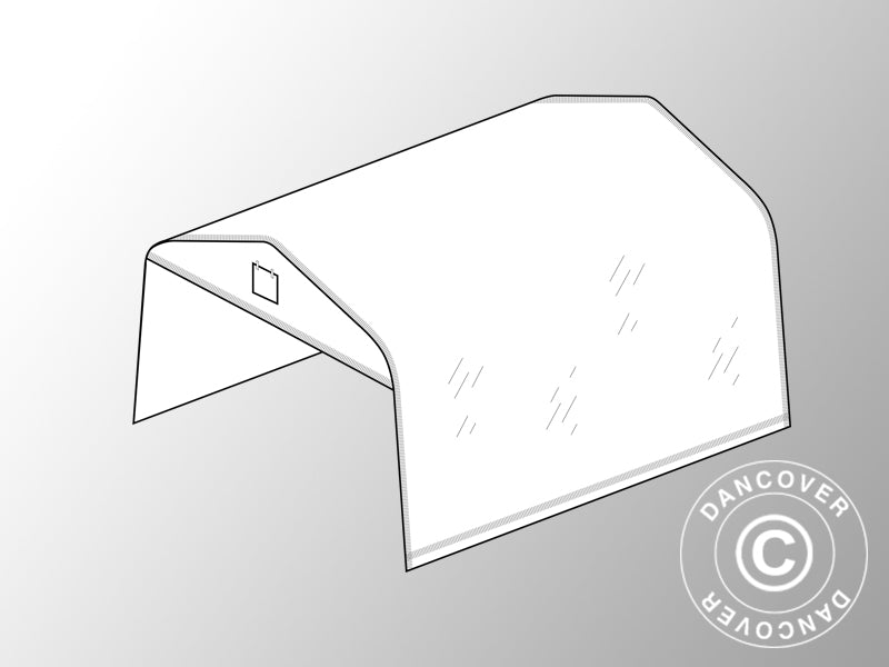 Poszycie do Tunel foliowy 3,6x7,2m, folia 180 mikronów, Przezroczysty