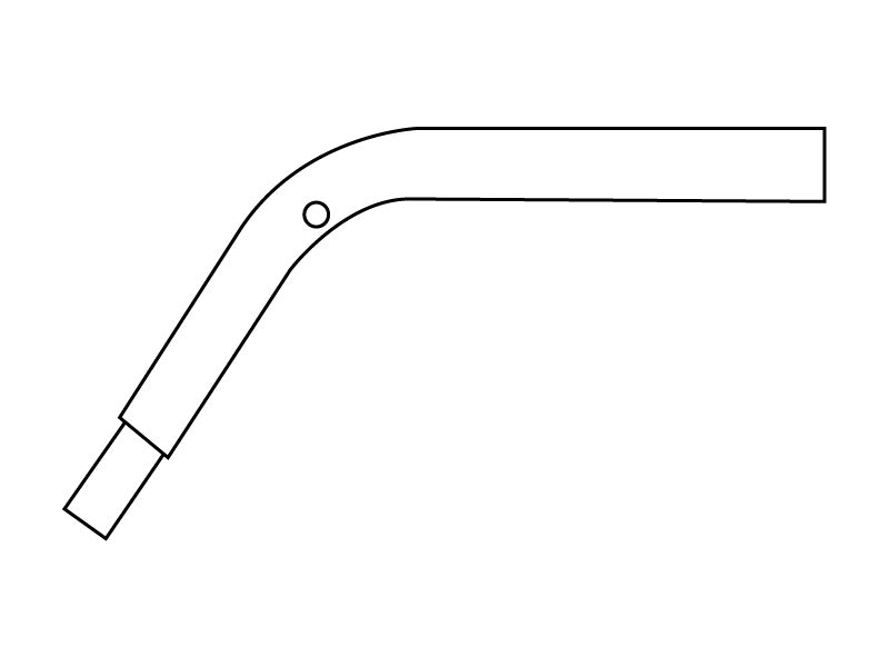 Łuk narożny 1980mm