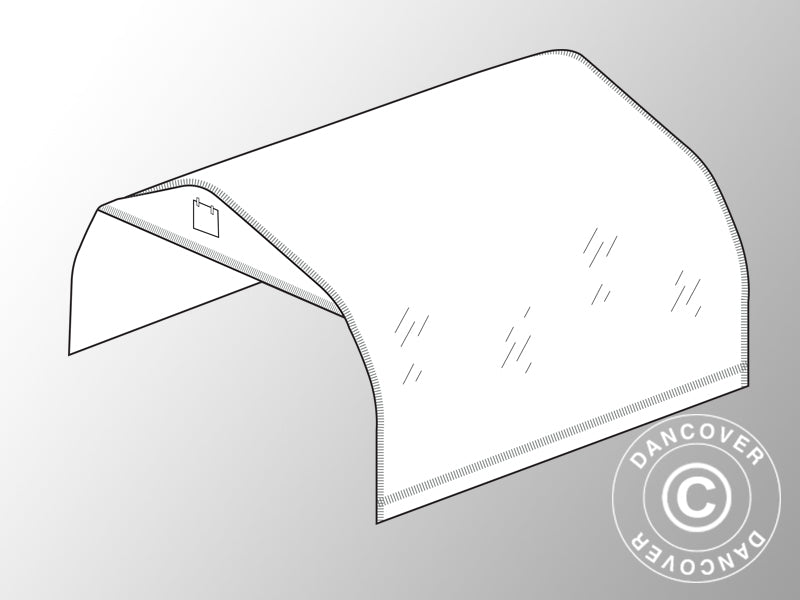 Poszycie do Tunel foliowy 5,4x6m, folia 180 mikronów, Przezroczysty