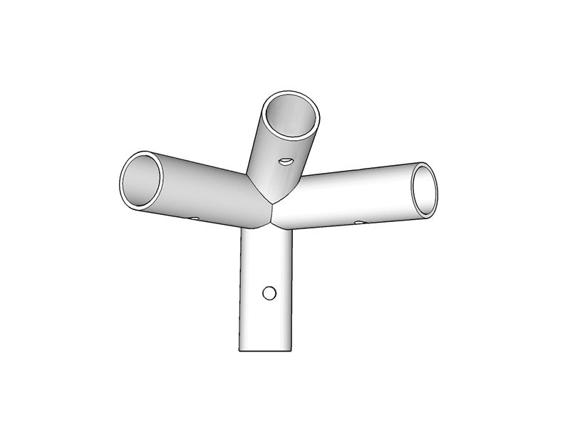 łącznik 4-stronny, Ø42mm, 110°