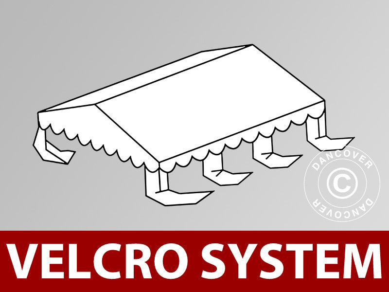 Poszycie dachowe do namiotu imprezowego UNICO, PCV/Poliester, 3x6m, Biały