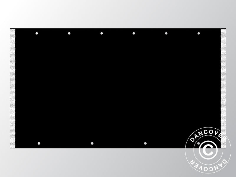 Ściana szczytowa UNICO 3m (3x3m), Czarny