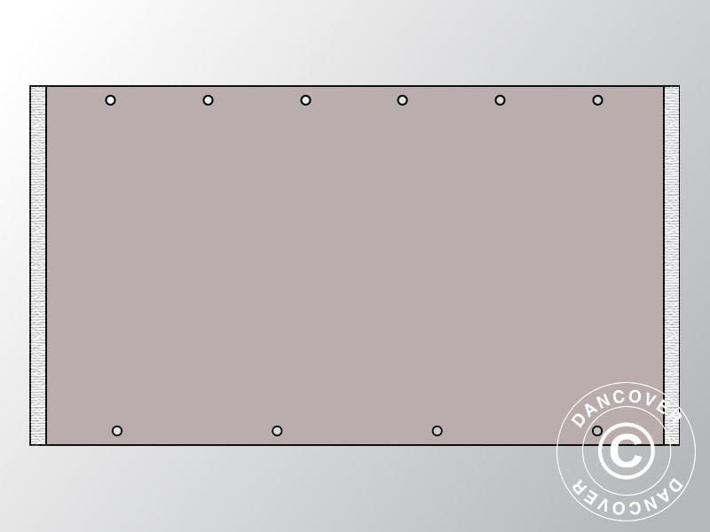 Ściana szczytowa UNICO 3m (3x3m), Piasek