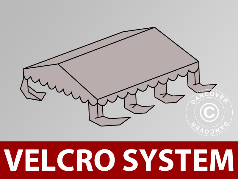 Poszycie dachowe do namiotu imprezowego UNICO, PCV/Poliester, 4x6m, Piasek