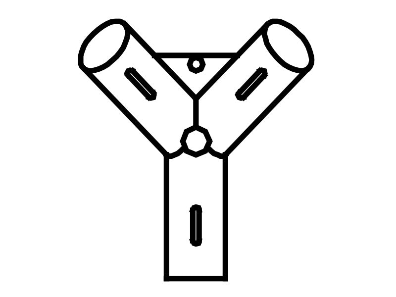 3-stronny łącznik dachowy