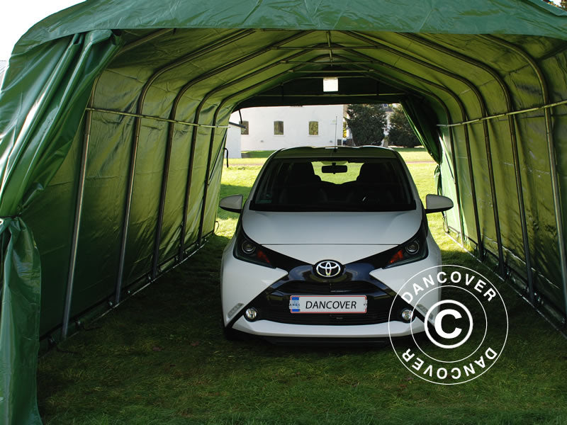 Namiot garażowy PRO 3,6x7,2x2,68m PCV, Zielony