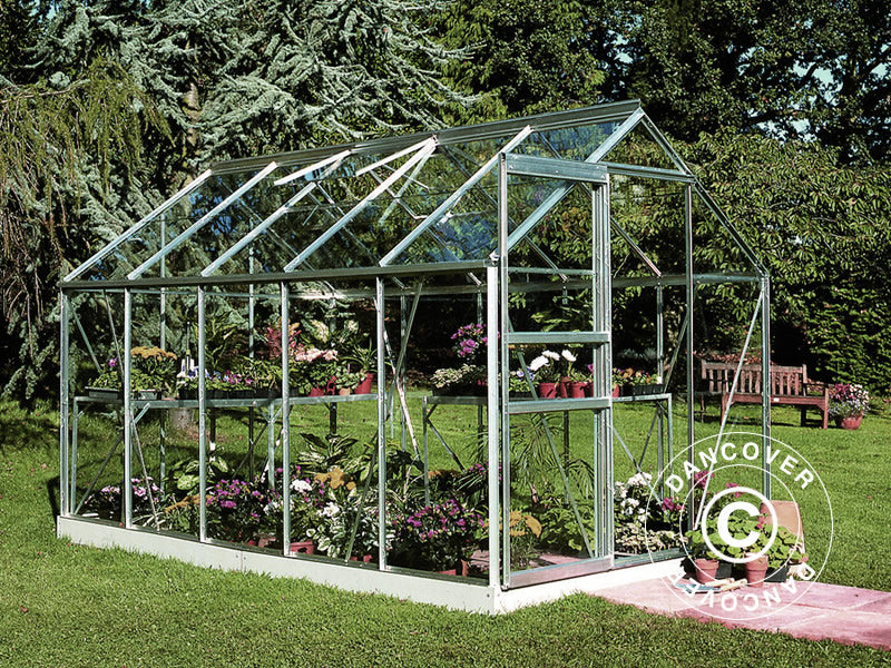 Szklarnia Szkło Halls Popular 6,2m², 1,93x3,19x1,95m, Aluminium