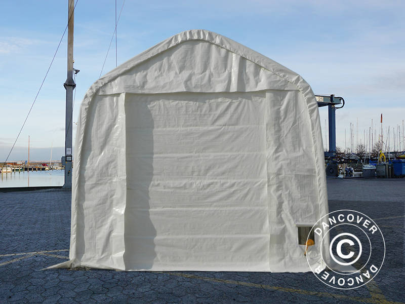 Namioty Magazynowe Oceancover 5,5x15x4,1x5,3m, PE, Biały