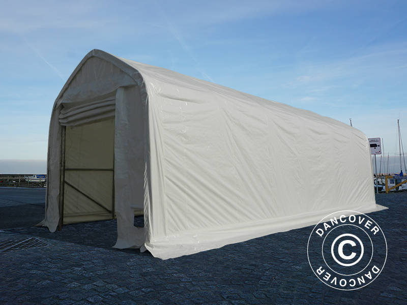 Namioty Magazynowe Oceancover 5,5x15x4,1x5,3m, PE, Biały