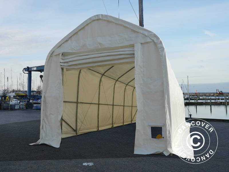 Namioty Magazynowe Oceancover 5,5x15x4,1x5,3m, PE, Biały