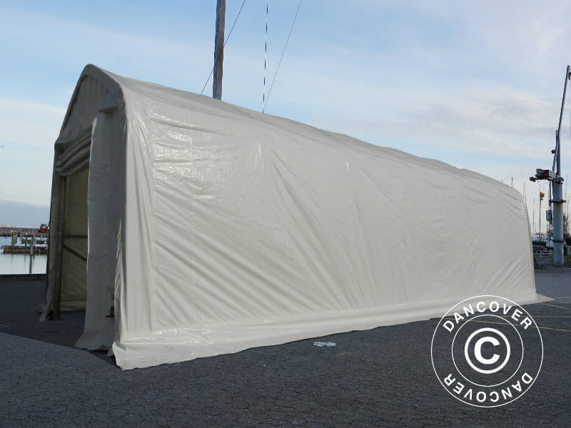 Namioty Magazynowe Oceancover 5,5x15x4,1x5,3m, PE, Biały