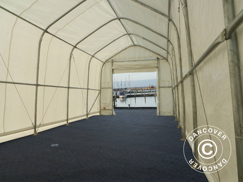 Namioty Magazynowe Oceancover 5,5x15x4,1x5,3m, PE, Biały