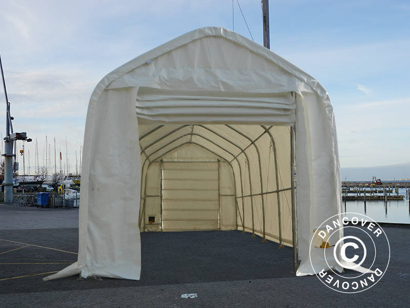 Namioty Magazynowe Oceancover 5,5x15x4,1x5,3m, PE, Biały