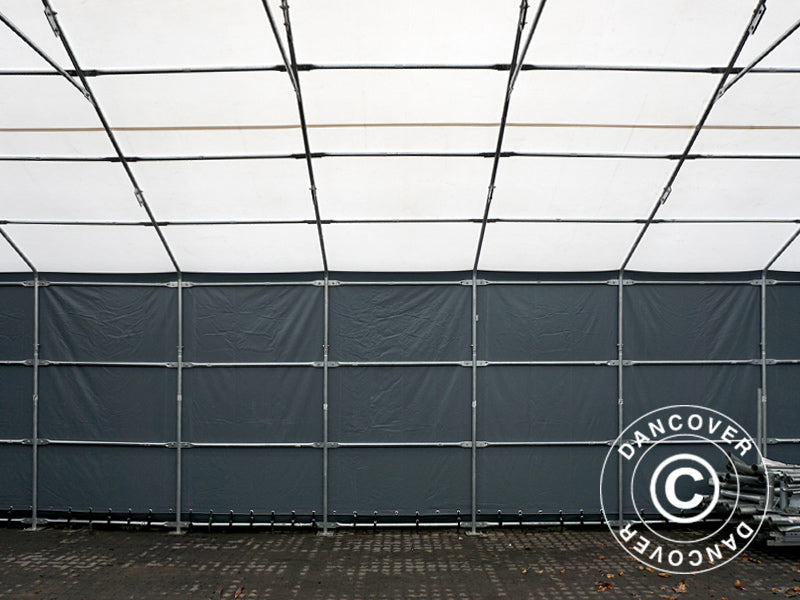 Hale namiotowe Titanium 7x14x2,5x4,2m, Biały/Szary