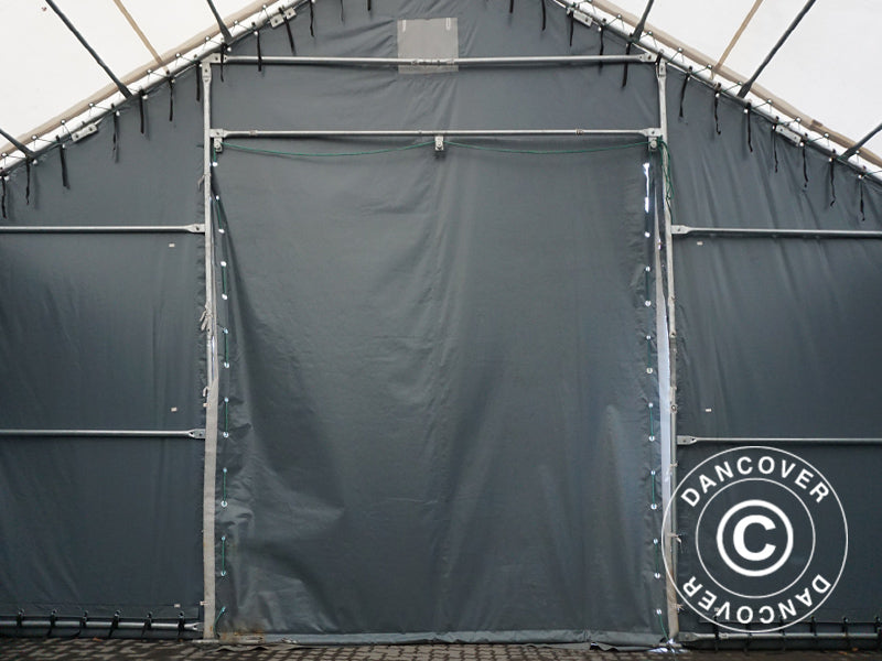 Hale namiotowe Titanium 7x14x2,5x4,2m, Biały/Szary