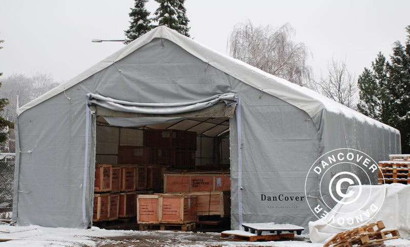 Hale namiotowe Titanium 7x14x2,5x4,2m, Biały/Szary