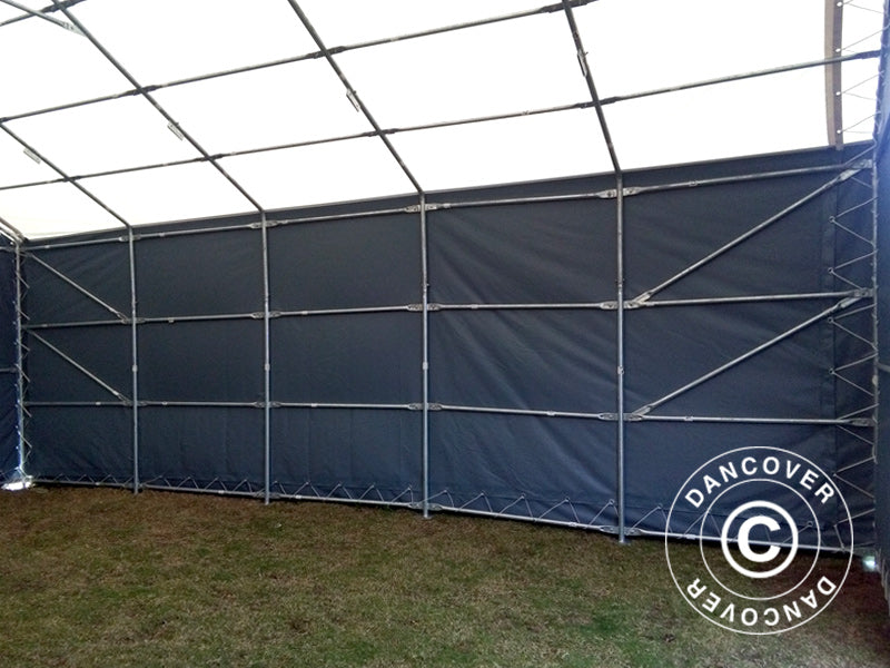 Hale namiotowe Titanium 8x9x3x5m, Biały/Szary