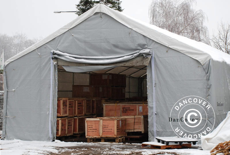 Hale namiotowe Titanium 8x16,2x3x5m, Biały/Szary