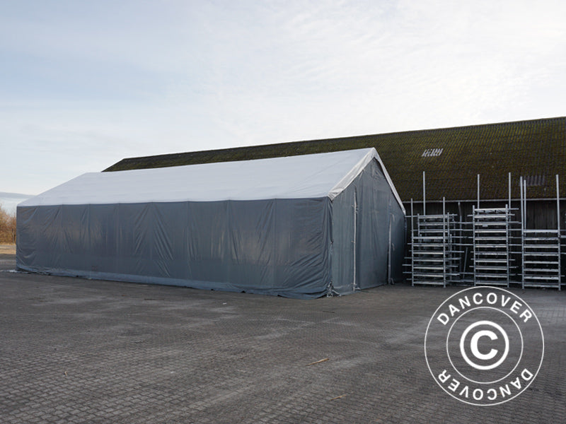 Hale namiotowe Titanium 8x27x3x5m, Biały/Szary