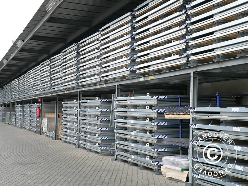 Kontener, Rigel, 3,1x2,1x2,1m z drzwiami dwuskrzydłowymi, srebrny DOSTĘPNA TYLKO 4 SZTUKA