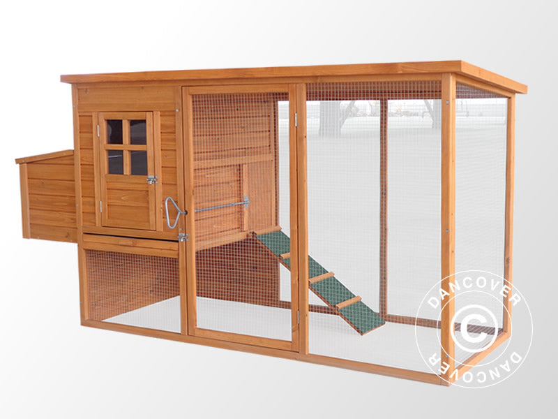 Kurnik, 1,97x0,755x1,03m, Brązowy