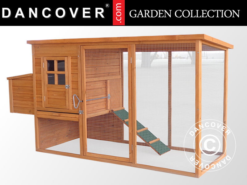 Kurnik, 1,97x0,755x1,03m, Brązowy