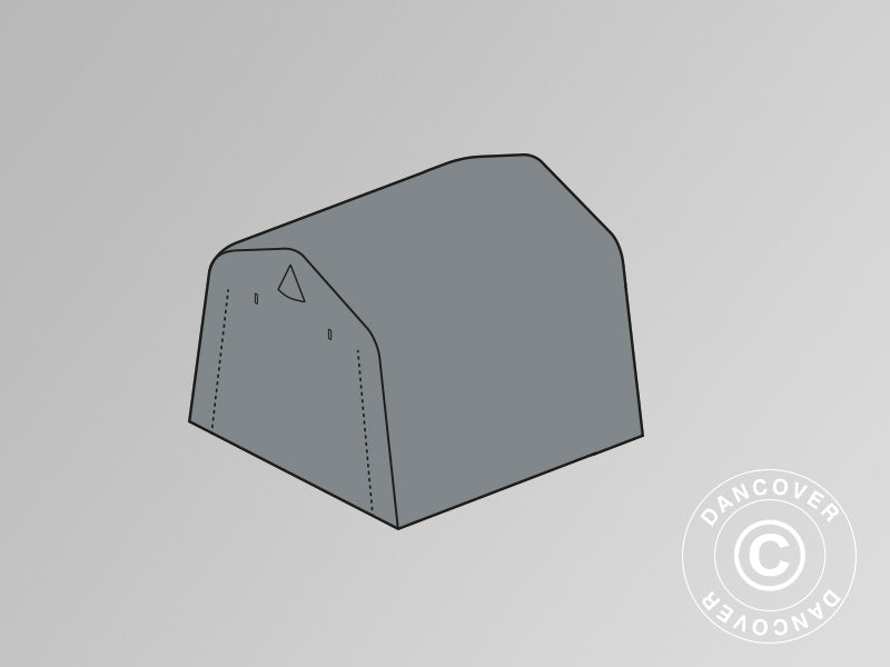 Pokrycie dachowe do namiotu magazynowego PRO 2,4x2,4m PE, szary