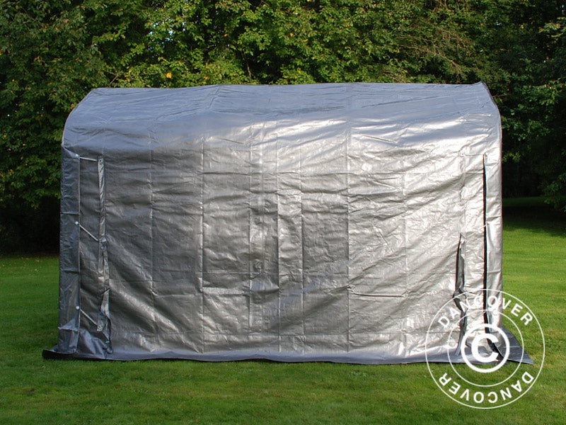 Namiot magazynowy PRO 2,4x3,6x2,34m PE, Szary