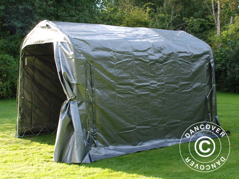 Namiot magazynowy PRO 2,4x3,6x2,34m PE, Szary