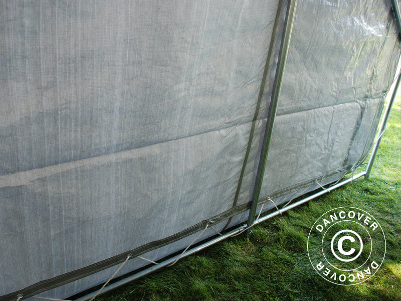 Namiot magazynowy PRO 2,4x3,6x2,34m PE, Szary