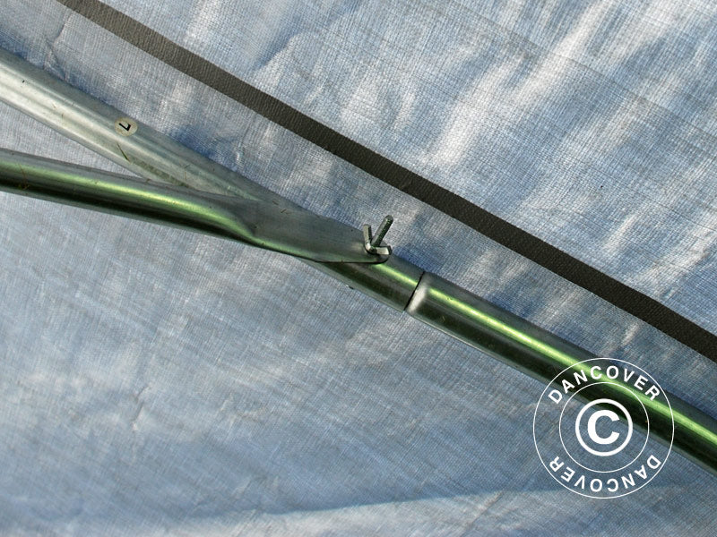 Namiot magazynowy PRO 2,4x3,6x2,34m PE, Szary