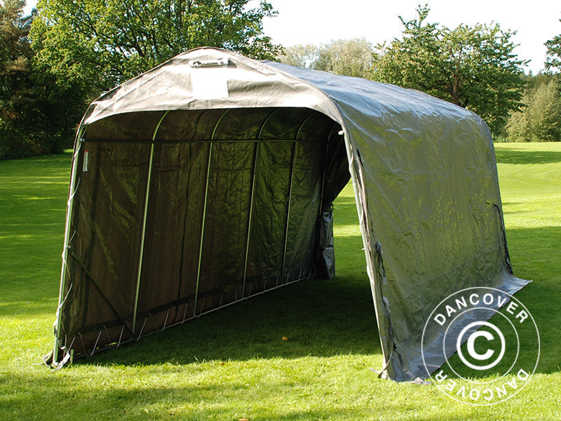 Namiot magazynowy PRO 2,4x6x2,34m PE, Szary