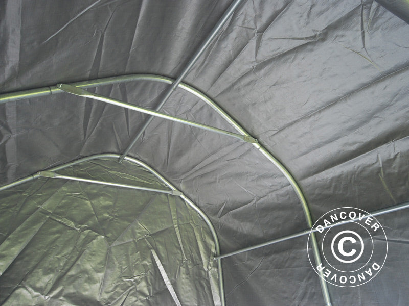 Namiot magazynowy PRO 2x2x2m PE, z Podłogą, Szary