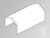 Pokrycie dachowe do namiotu magazynowego PRO XL 3,5x8m, PCV, Biały