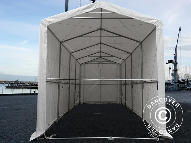 Namiot magazynowy PRO XL 3,5x8x3,3x3,94m, PCV, Biały