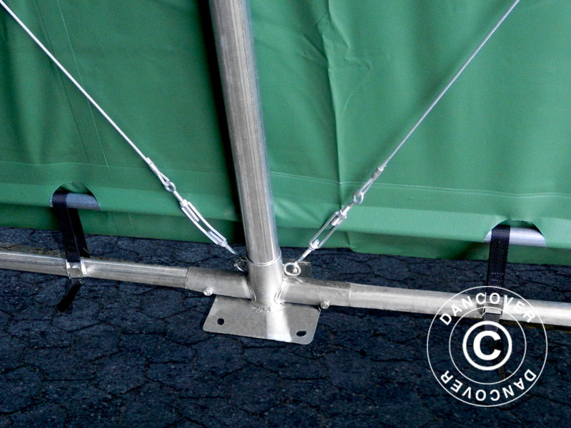 Namiot magazynowy PRO XL 3,5x8x3,3x3,94m, PCV, Zielony