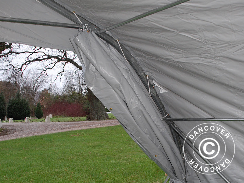 Podwójny garaż 5,4x6x2,9m PCV, Szary