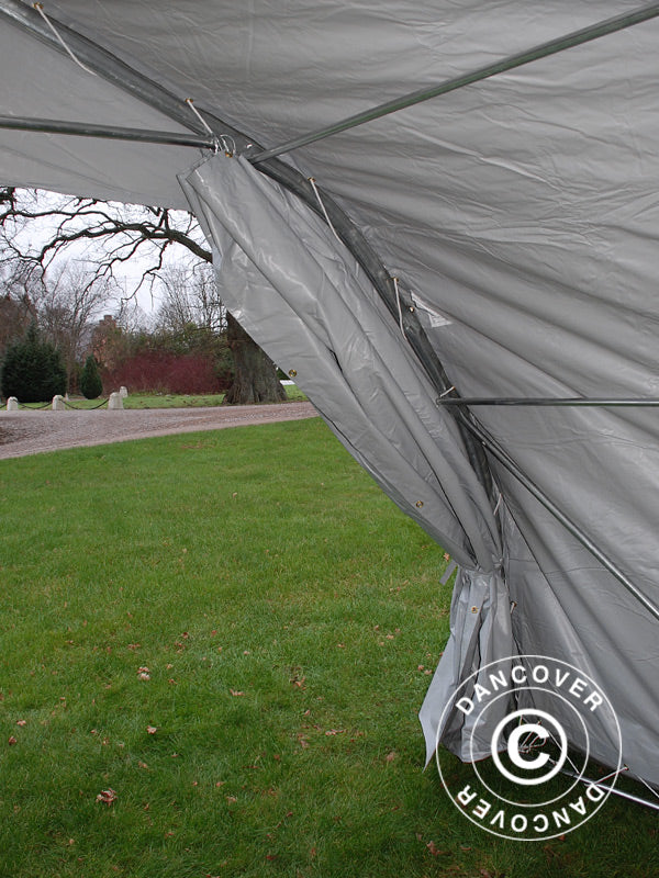 Podwójny garaż 5,4x6x2,9m PCV, Szary