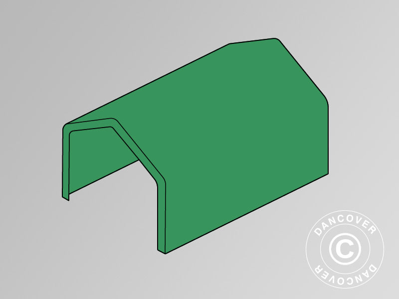 Pokrycie dachowe do namiotu magazynowego PRO 4x6m PCV, zielone