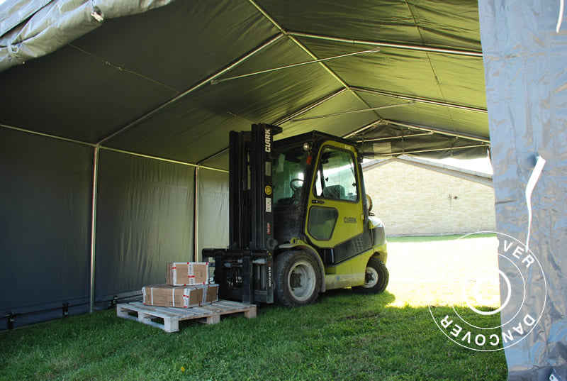 Namiot magazynowy PRO 5x6x2x3,39m, PCV, Szary